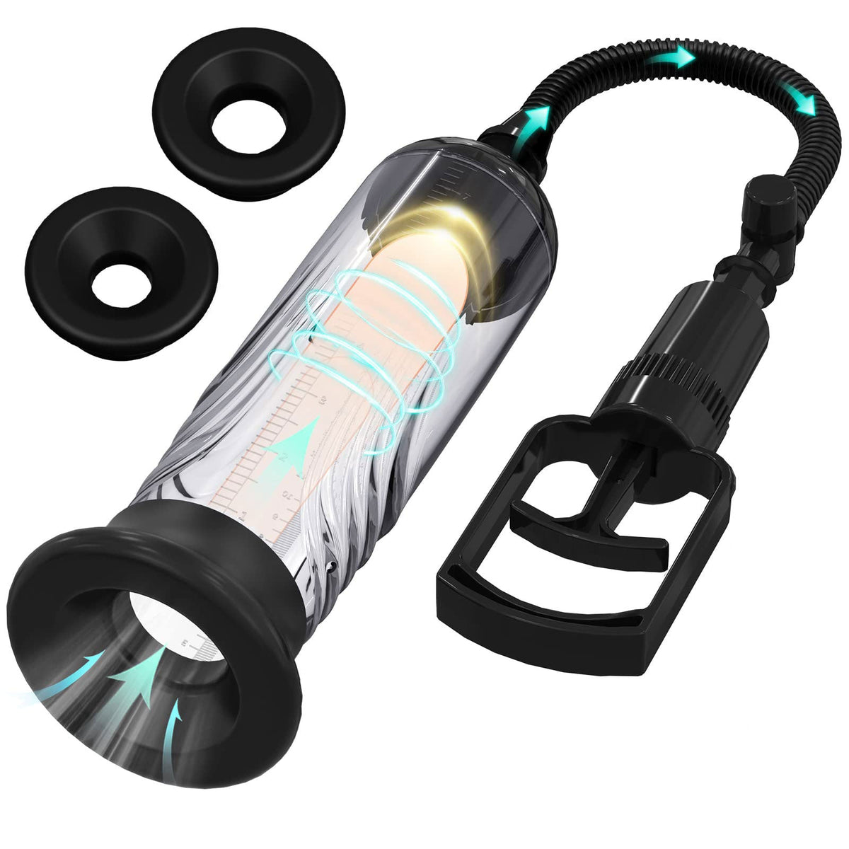 Penis Pump Kit - 3 Mouwen & Accessoires