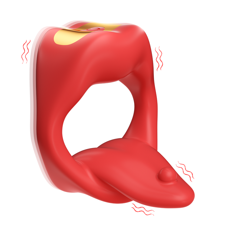 Tongue Cock Ring - Vibratie & Paar Speeltje