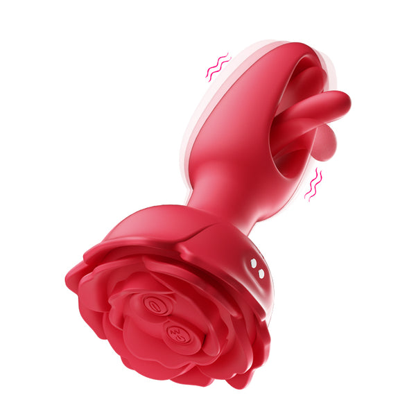 Rosebud Anaal Vibrator - Flapperend & Afstandsbediening