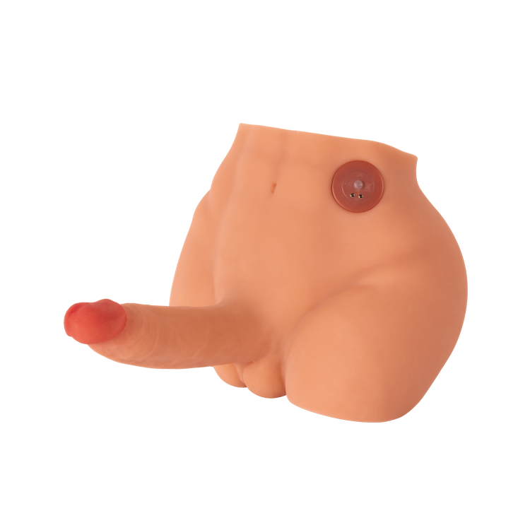 10.9LB Male Torso met Stotende en Vibrerende Realistische Penis
