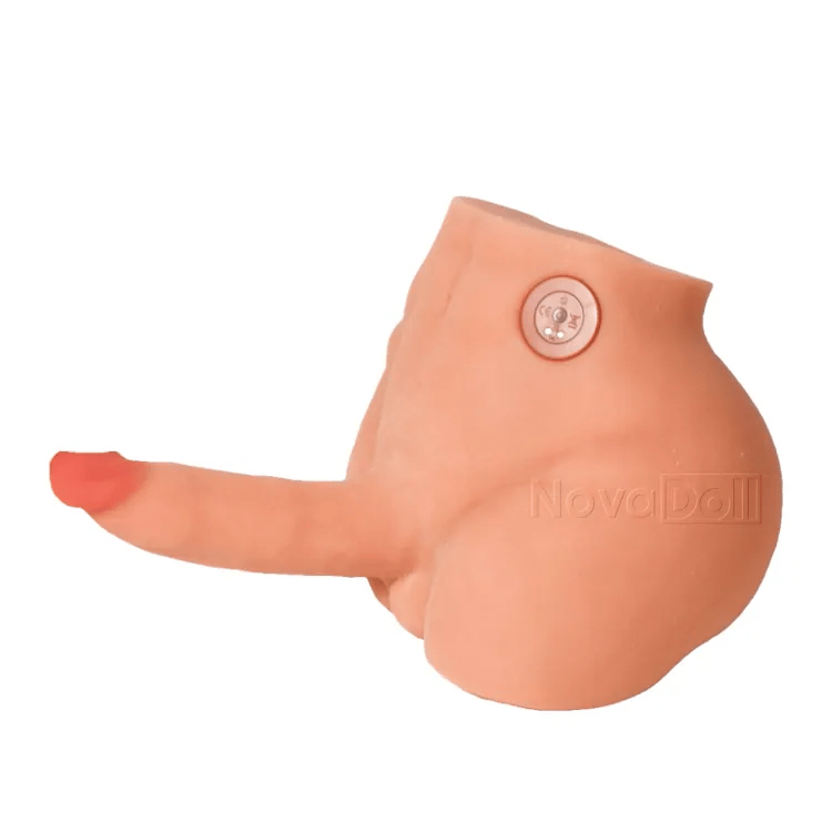 10.9LB Male Torso met Stotende en Vibrerende Realistische Penis