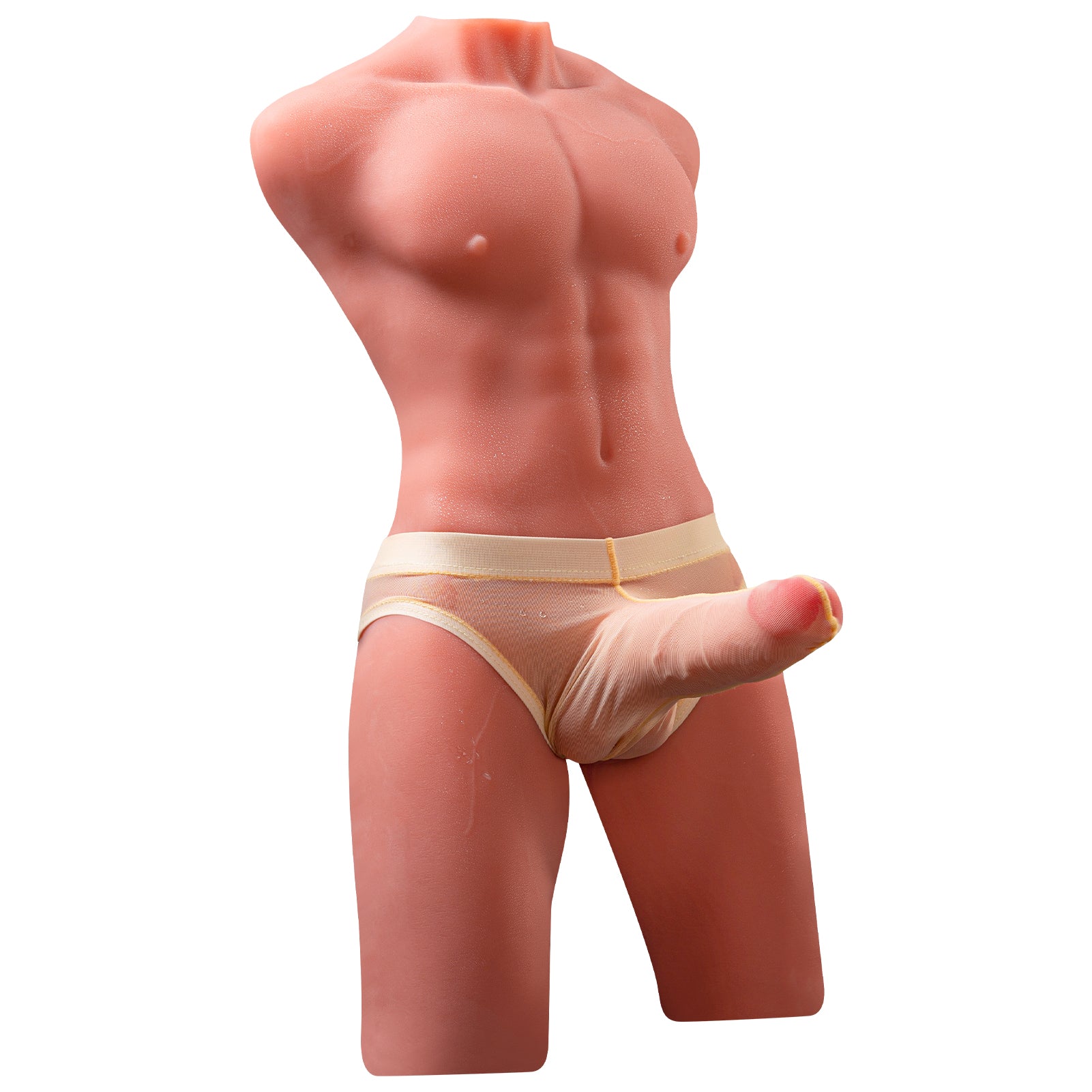 17.6 LB Realistisch 3D Mannen Torso met 6.7 Inch Gesimuleerde Penis