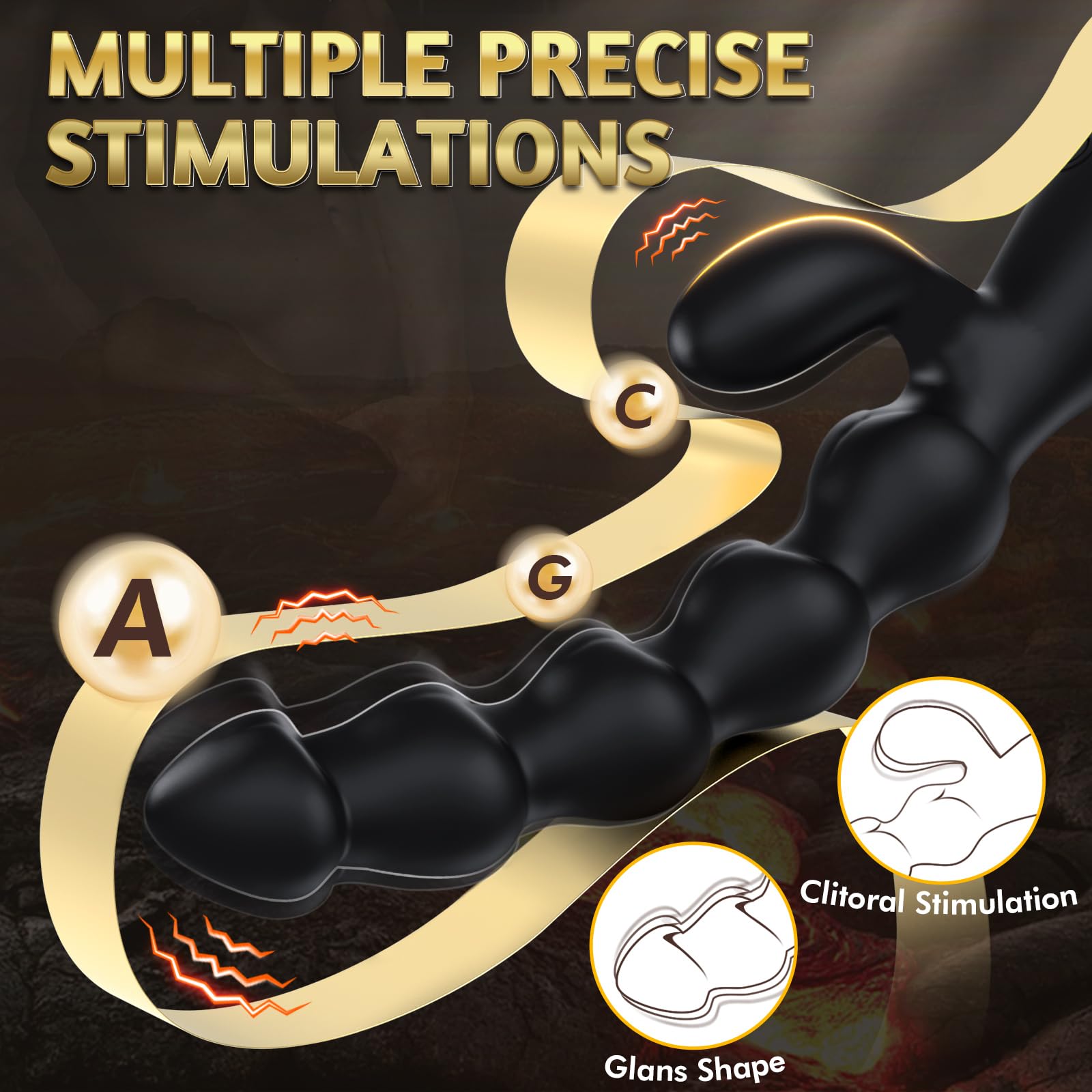Anaalparel Vibrator - 2 Motoren