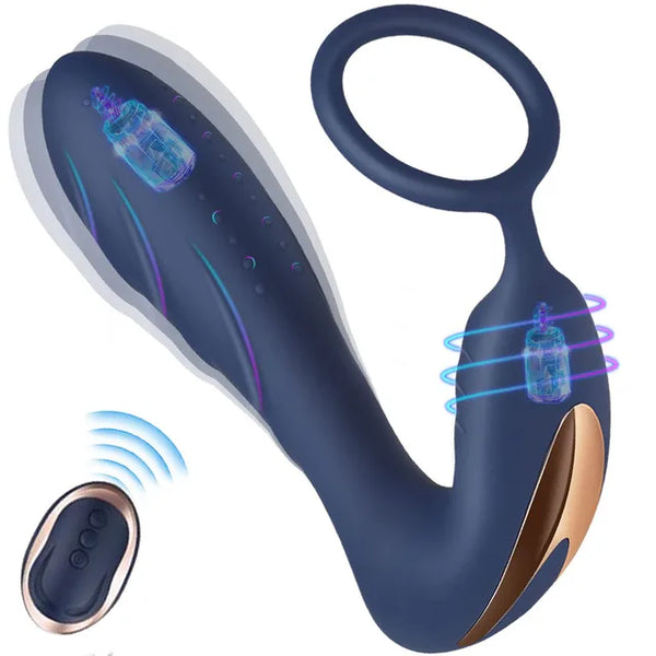 Prostaat Vibrator met Cockring - Siliconen G-Spot Stimulator