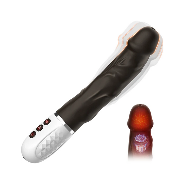 Realistische Vibrator met Verwarmings- & Trillingsfuncties