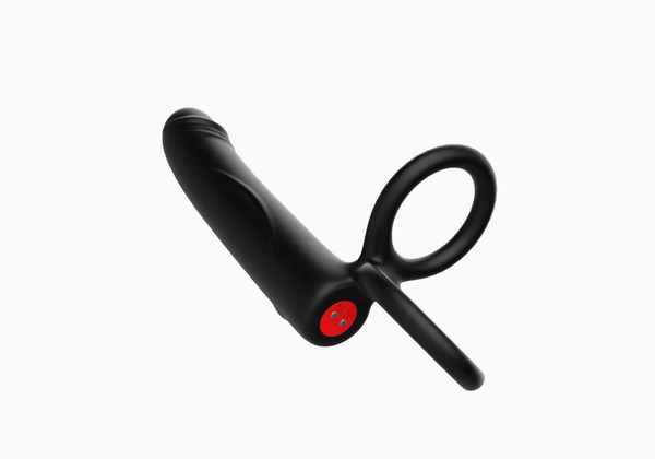 3-in-1 Vibrerende Ring met Dildo – Perfect Volwassen Speeltje voor Stellen