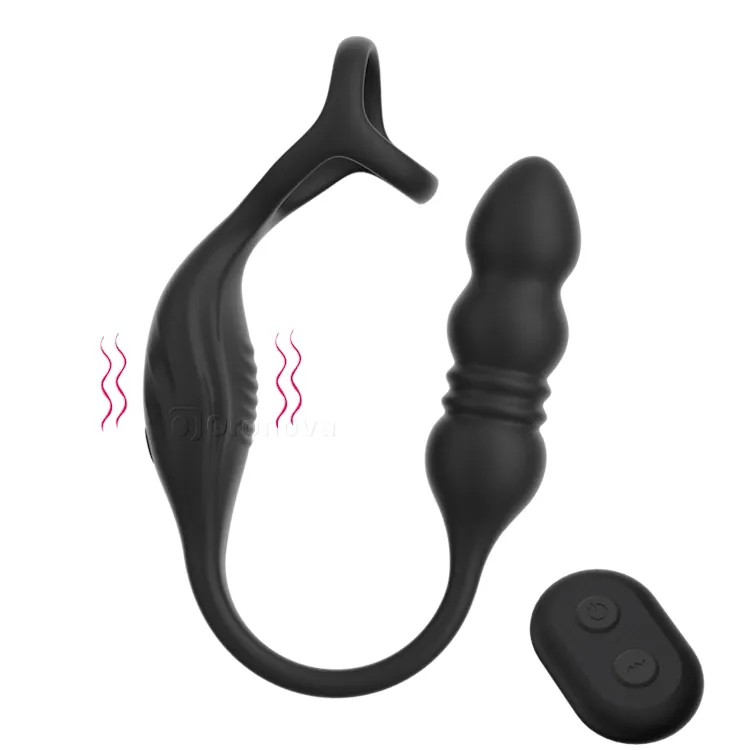 Afstandsbediende Stotende Anale & Prostaat Massager