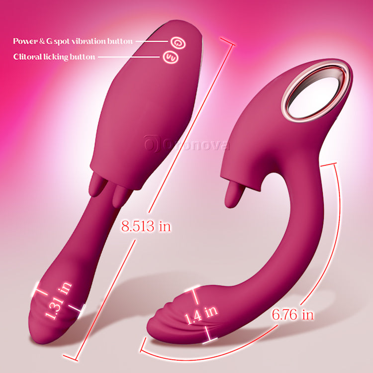 Twin Licking G-Spot Vibrator