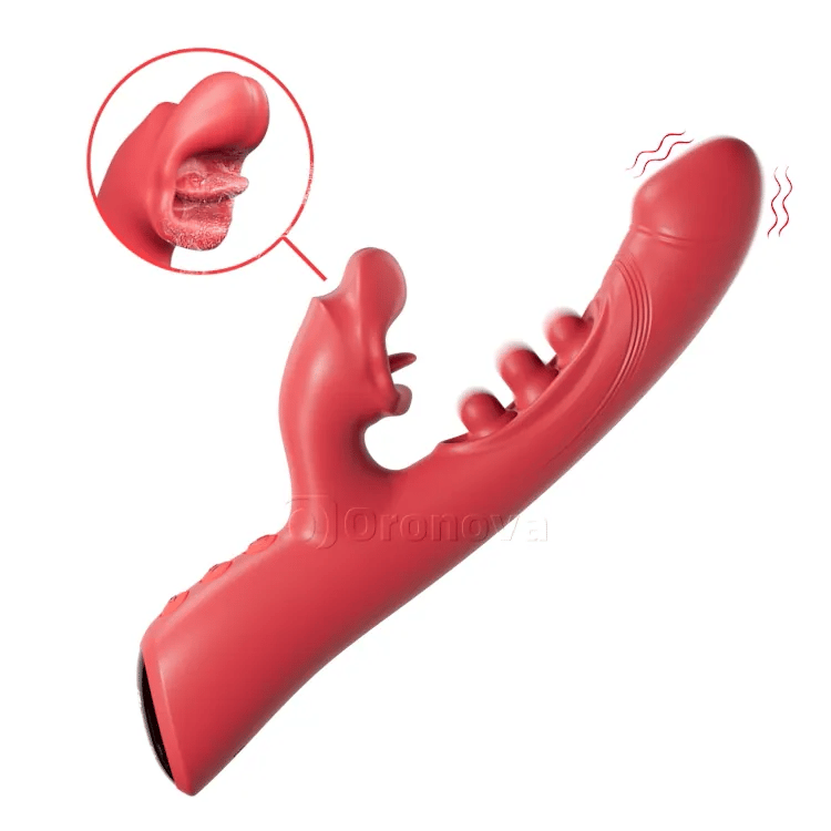 3-in-1 Kissing en Triple-Tap Vibrator – Clit & G-Spot Plezier
