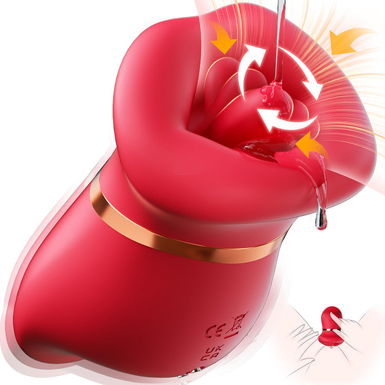 3-in-1 Mond Vibrator – Zuigen, Likken & Trilling
