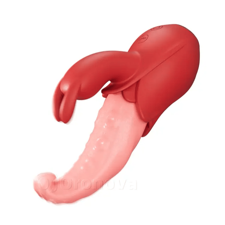 Tongue vibrator 10 modi, dubbele punt stimulatie, stil ontwerp