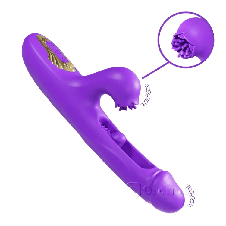Push-pull vibrator, plagen van de clitoris, drievoudige stimulatie