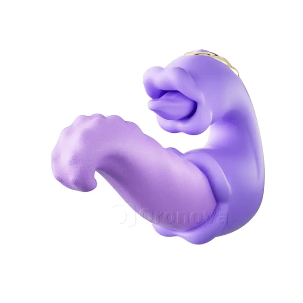Roterende Tong G-spot Vibrator met Dubbele Vibratie