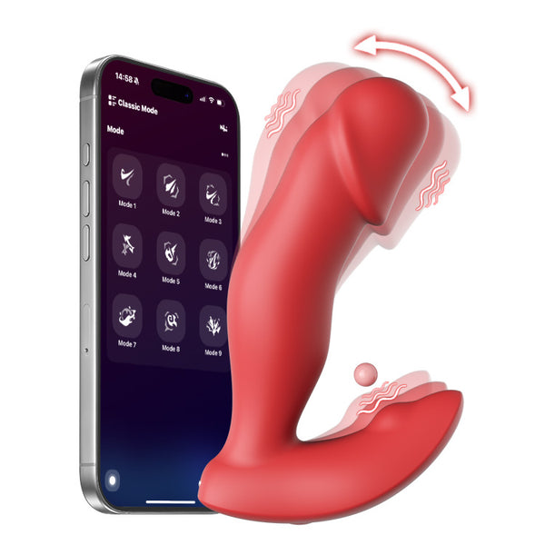 APP-gestuurde draagbare slipvibrator met 9 vibratiestanden