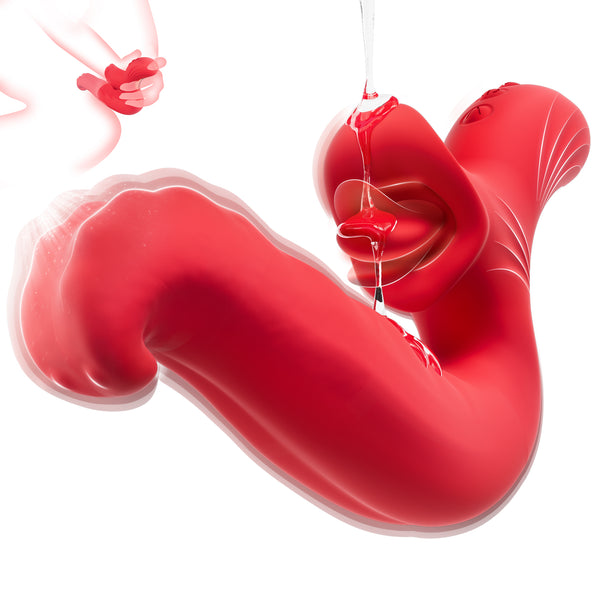 Roterende Tong Vibrator – 10 Modi voor Clitorale & Tepel Stimulatie