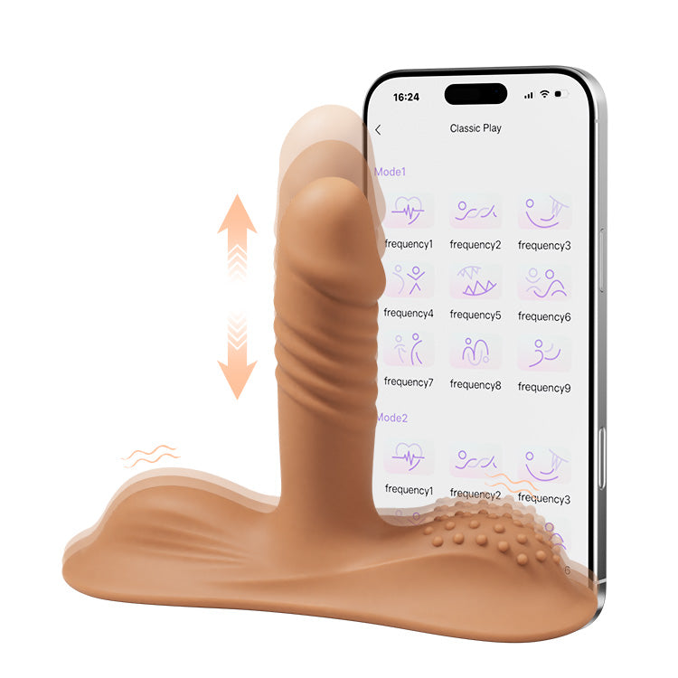 Vrouwelijke ritser vibrator dildo, G-spot anale stimulatie, geschikt voor koppels