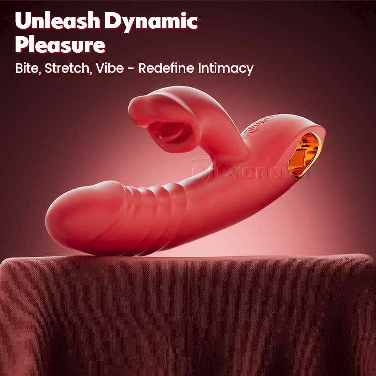 Dynamic Bliss Wave - Ultiem G-spot plezier speeltje met verstelbare bijt- en rekfuncties