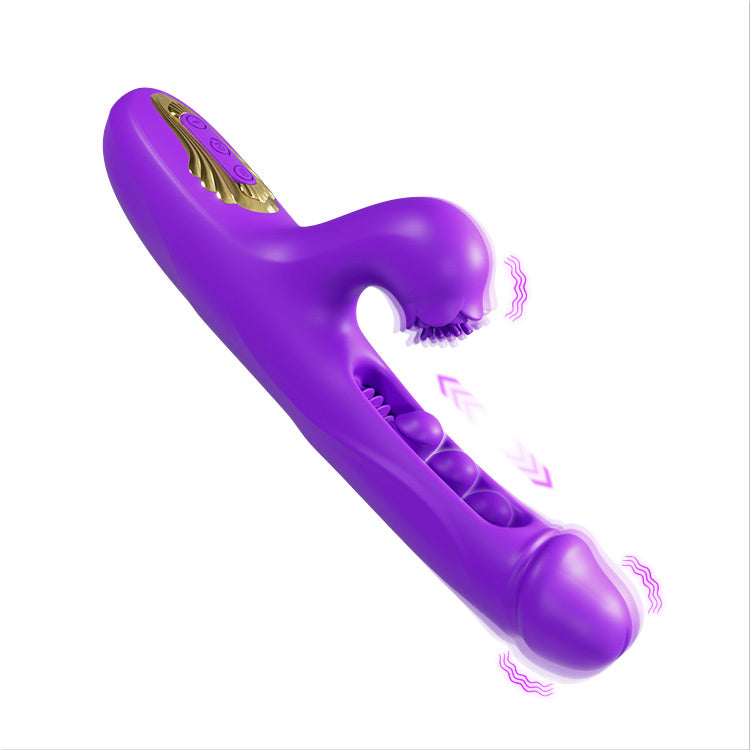 Push-pull vibrator, plagen van de clitoris, drievoudige stimulatie