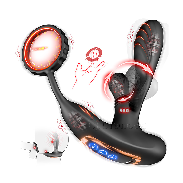 Prostaat Massager met Gyratiefunctie en Drievoudige Vibraties