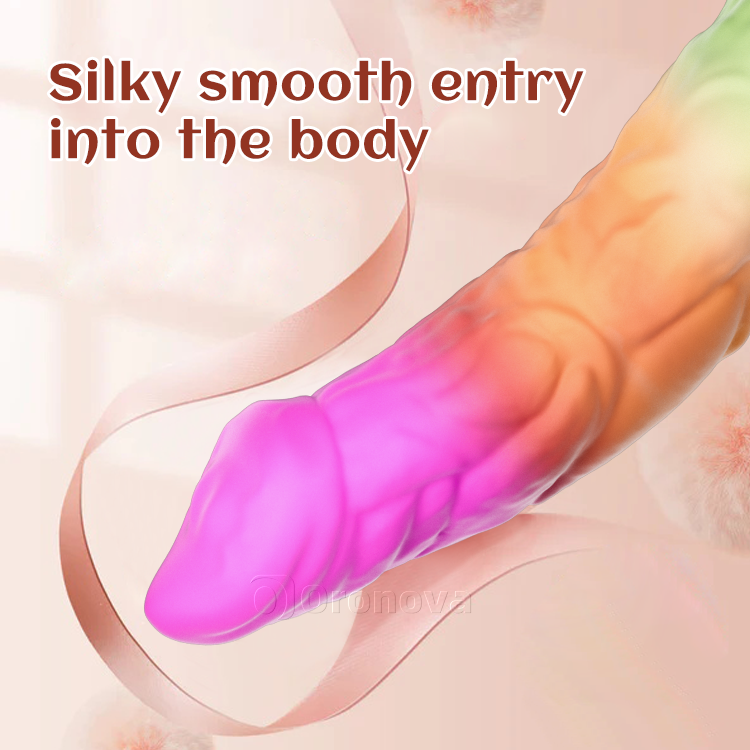 8 Inch 21cm Realistische siliconen dildo met sterke zuignapbasis