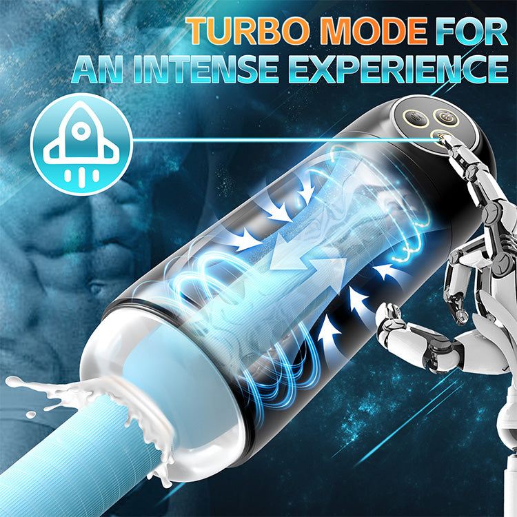 Automatische mannelijke masturbator – 9 zuig- en vibratiemodi met whirlpoolfunctie
