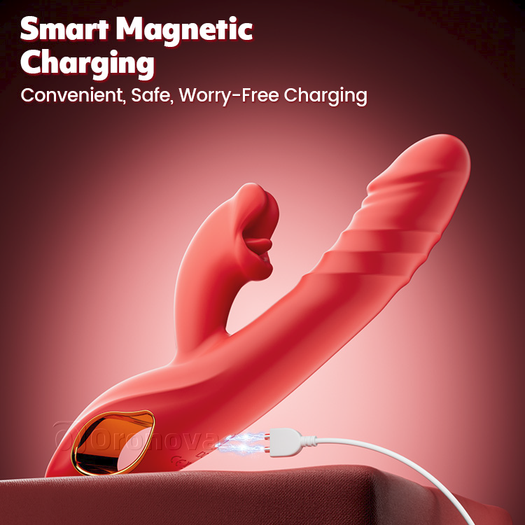 Dynamic Bliss Wave - Ultiem G-spot plezier speeltje met verstelbare bijt- en rekfuncties