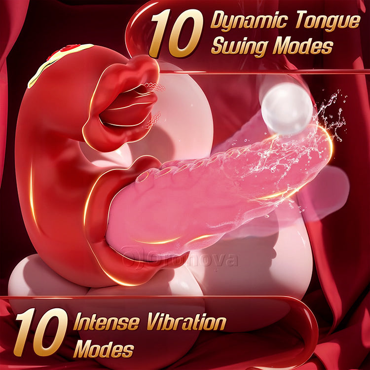 2-in-1 Octopus Vibrator met Tong Tease – 10 Vibratiemodi