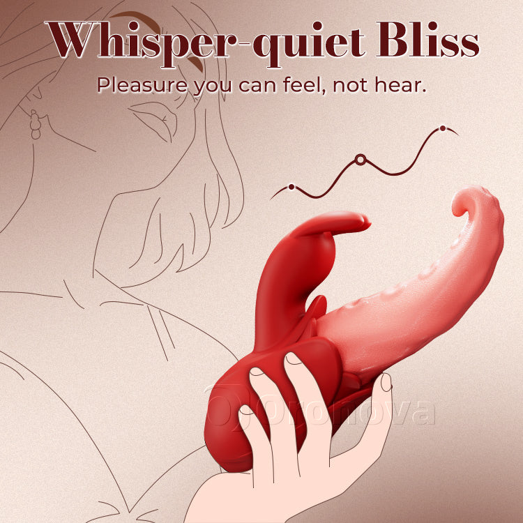Tongue vibrator 10 modi, dubbele punt stimulatie, stil ontwerp