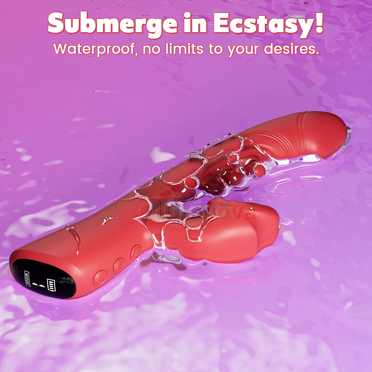 3-in-1 Kus- en Drievoudige-Tik Vibrator – Clitoris- en G-Spot Plezier