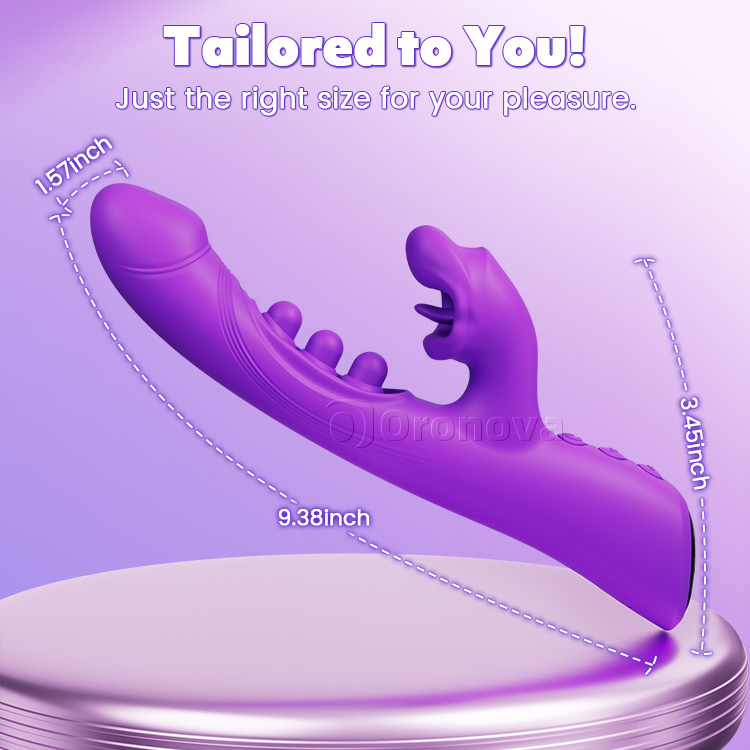 3-in-1 Kus- en Drievoudige-Tik Vibrator – Clitoris- en G-Spot Plezier