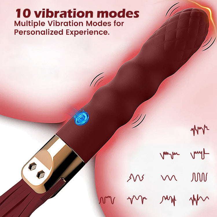 Vibrerende zweep met G-spot vibrator