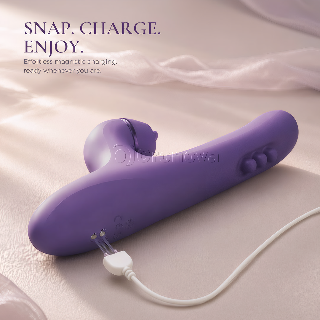 3-in-1 multifunctionele massageapparaat | 30 standen en 4 verwisselbare opzetstukken