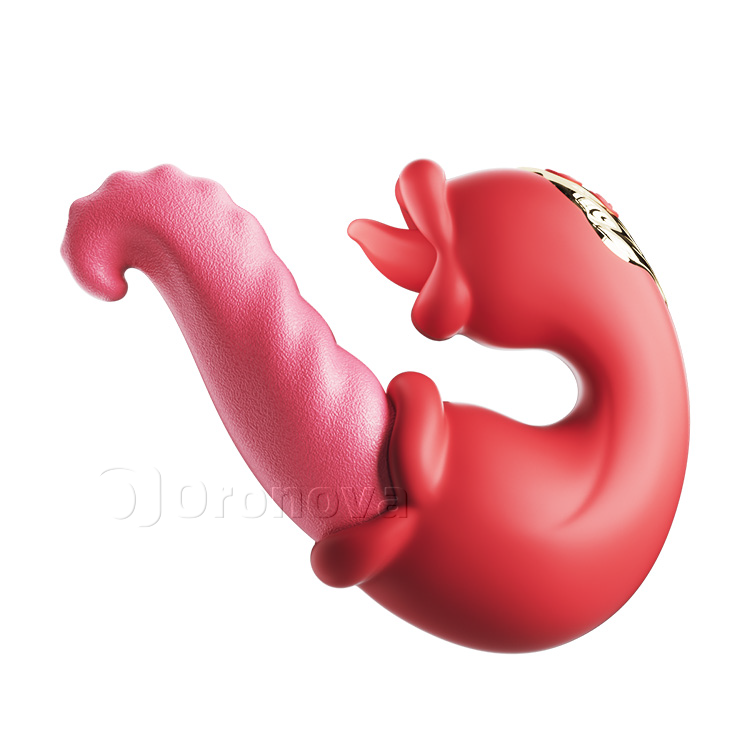 Twin Rose Stotende G-Spot Vibrator - Tong Teasen & Vibreren