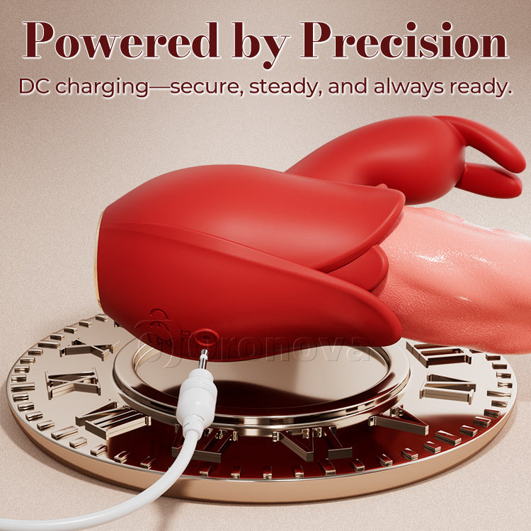 Tongue vibrator 10 modi, dubbele punt stimulatie, stil ontwerp