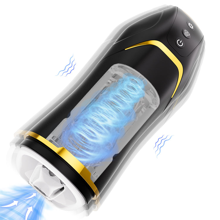 Auto Sucking Male Masturbator - Vibrerend & Waterdicht