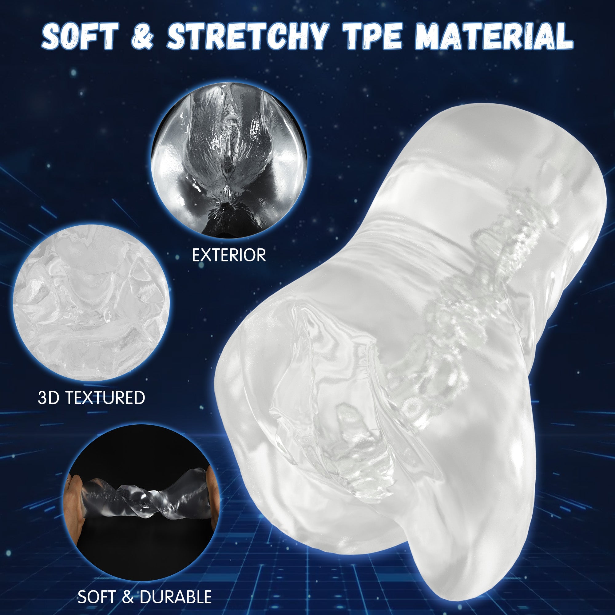 Transparante Handmatige Stroker Plus