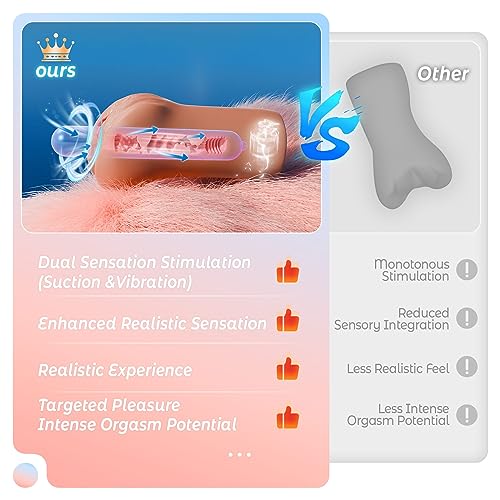 Mannenmasturbator met 3 zuigpatronen en 10 vibratie-instellingen