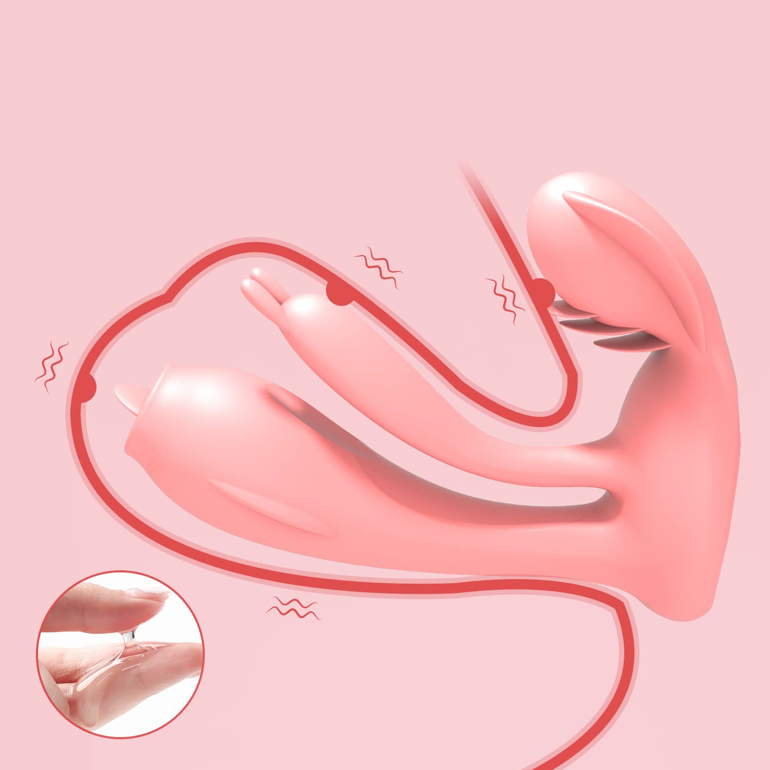 Rabbit Stotende Vibrator - 3 Motoren & App Controle