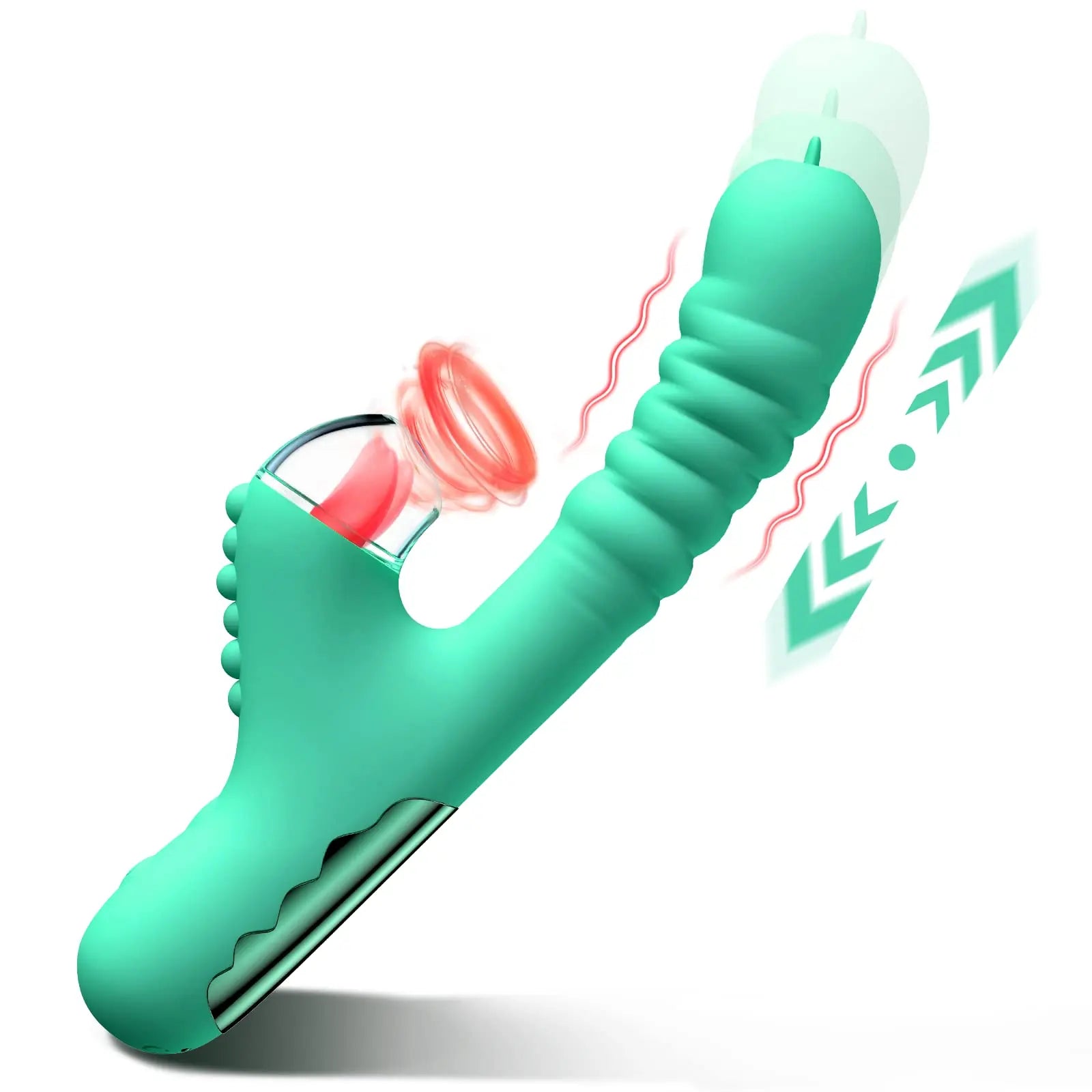 Volwassen Seksspeeltjes G-Spot Stotende Vibrator - Zuiging & Vibratie