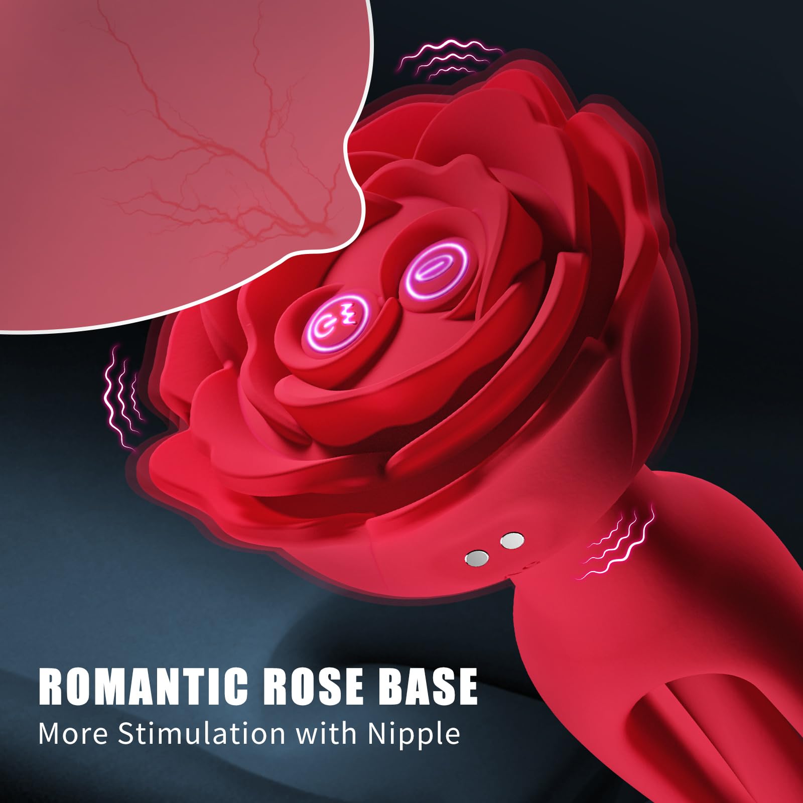 Rosebud Anaal Vibrator - Flapperend & Afstandsbediening
