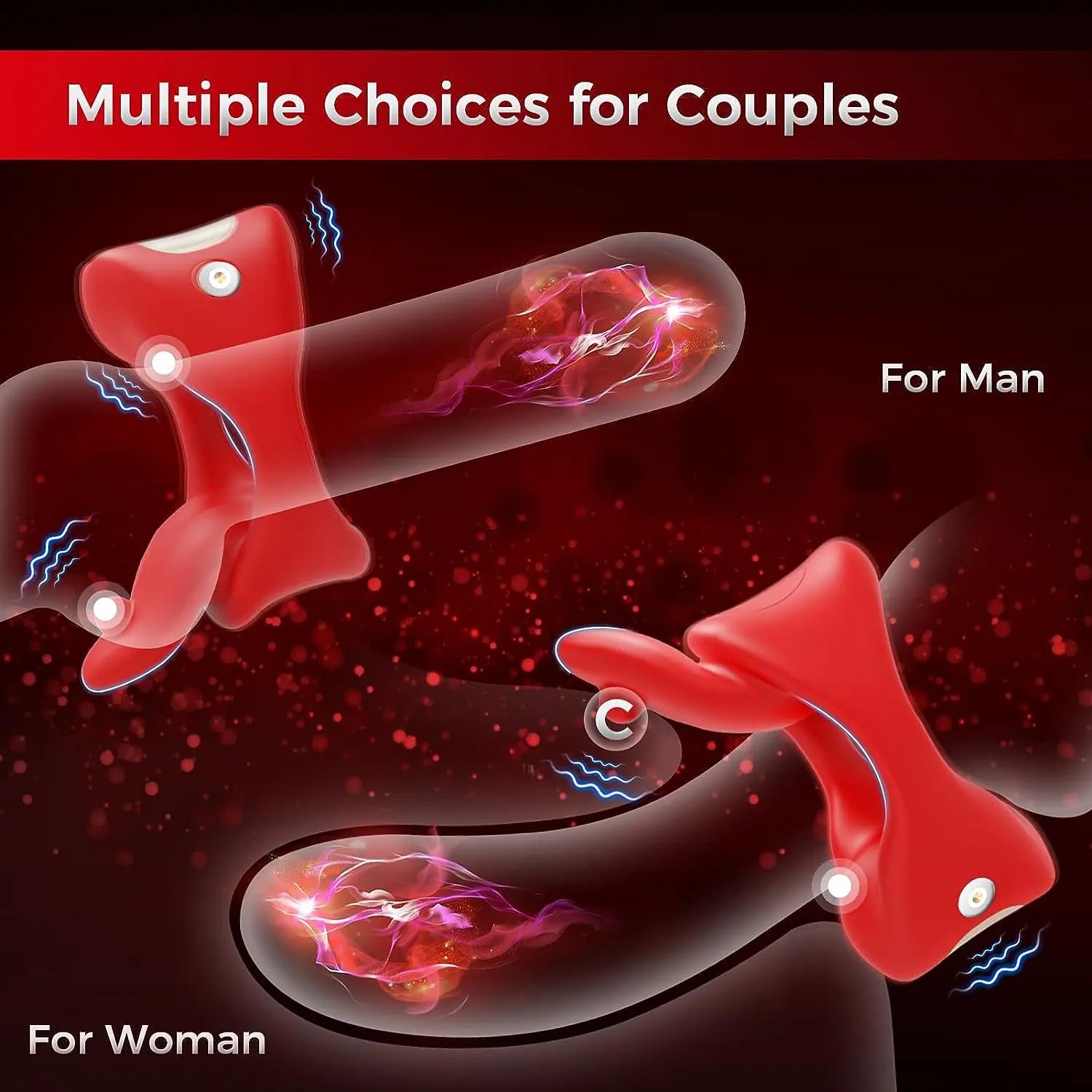 Tongue Cock Ring - Vibratie & Paar Speeltje