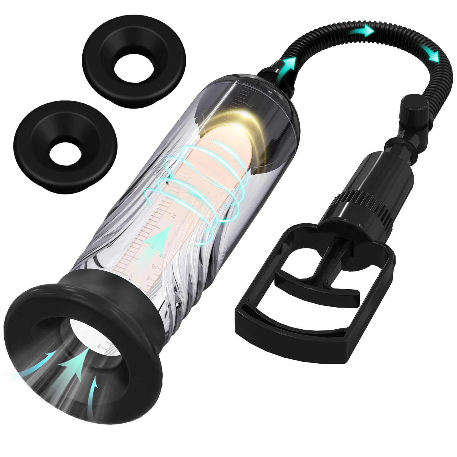 Penis Pump Kit - 3 Mouwen & Accessoires