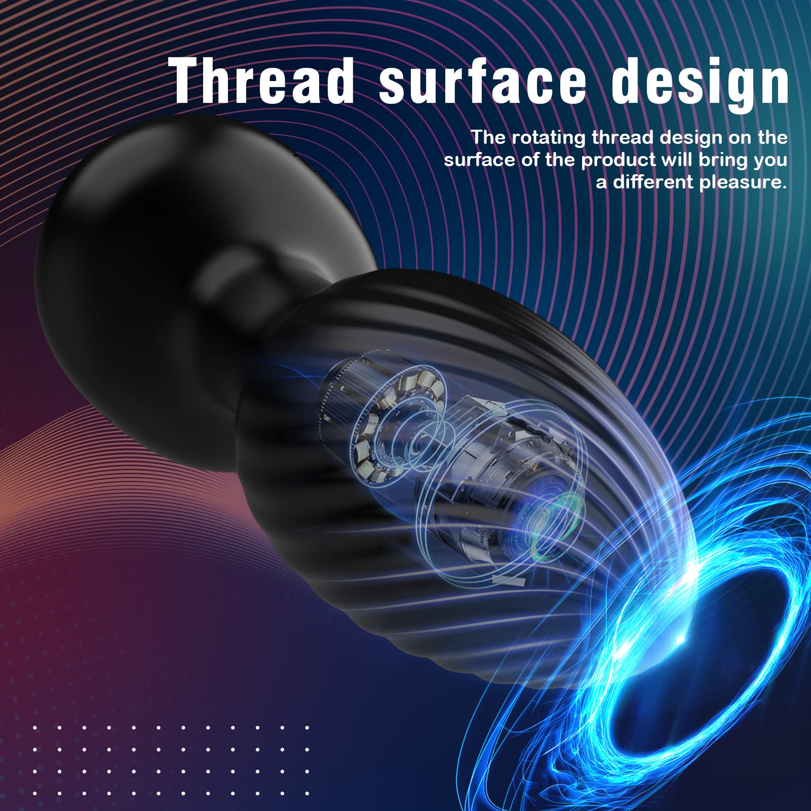 Roterende Anaal Plug - Vibrerend & USB Oplaadbaar