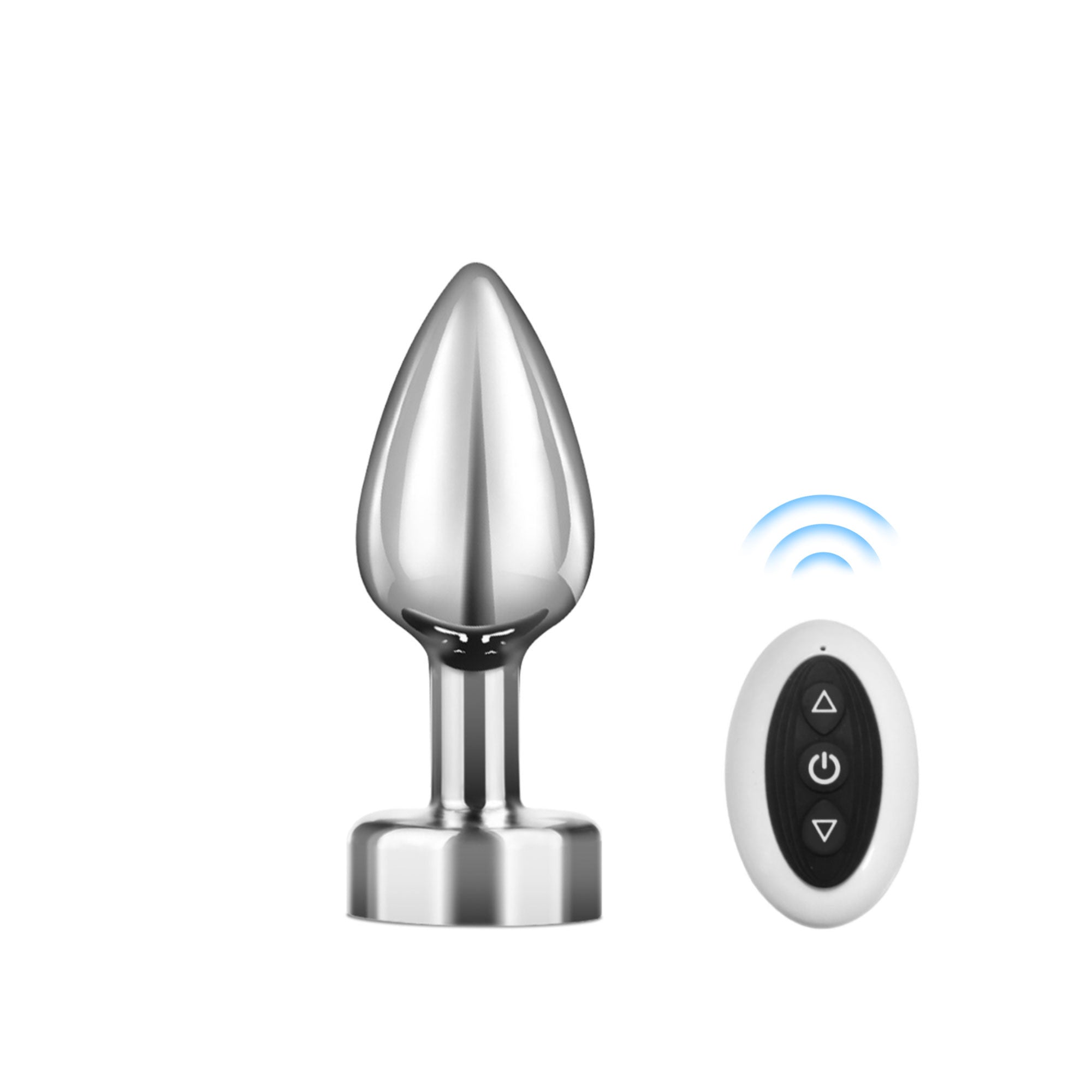 Afstandsbediende anale plug voor stimulatie met instelbare vibraties