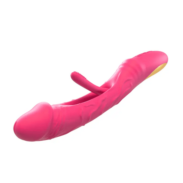 Realistische dildo-vibrator voor vrouwen, seksspeeltjes Clitoris G-spot anale stimulator met 7 klapperende en 6 vibrerende modi